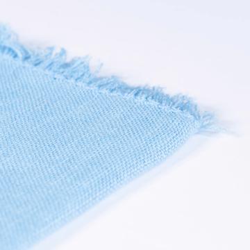 Serviette de table en lin teinté, bleu ciel [4]