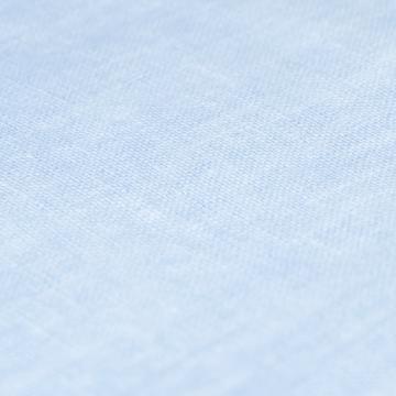 Dyed linen table napkin, light blue