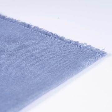 Serviette de table en lin teinté, bleu gris [2]
