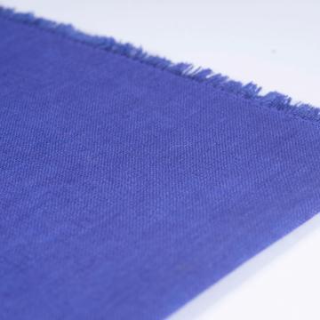 Serviette de table en lin teinté, violet bleu  [3]