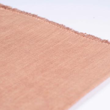 Serviette de table en lin teinté, brun [3]