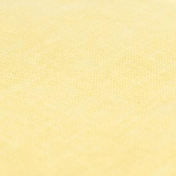 Dyed linen table napkin, light yellow