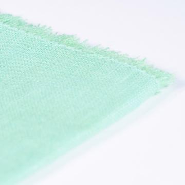 Serviette de table en lin teinté, vert menthe [4]
