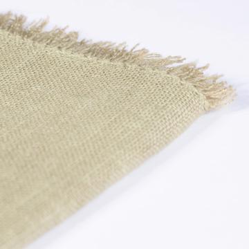 Dyed linen table napkin, moss green  [4]