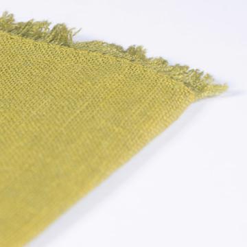 Serviette de table en lin teinté, vert péridot [4]