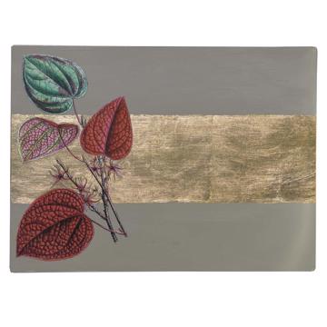 Collection of 12 Custom made Arté Povera placemats, multicolor [6]