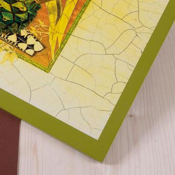Sets de table Oiseaux Gould en Chromo sur bois, blanc, oiseau 3 [4]