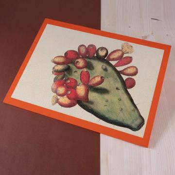 Opuntia, Sets de Table Chromo sur bois