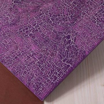 Painted wood placemats, violet, square [2]