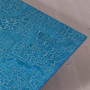 Painted wood placemats, french blue, square [2]