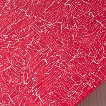 Painted wood placemats, strong pink, square [4]