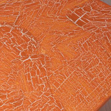 Sets de table en bois peint, orange, carré [4]
