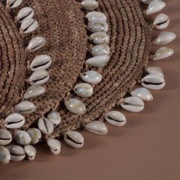 Set de table Coquillage en raphia, nature [4]