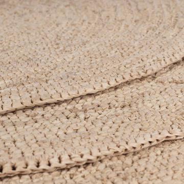 Round placemat in raphia, nature [1]