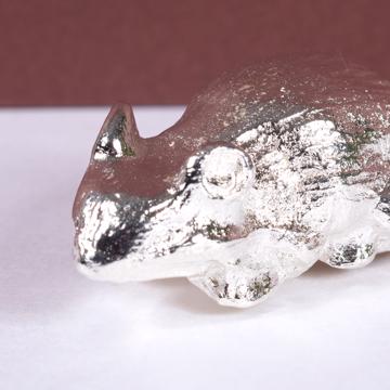 Pique fromage Souris en métal argenté ou doré, argent [2]