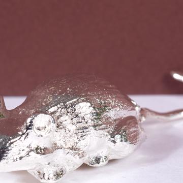 Pique fromage Souris en métal argenté ou doré, argent [4]