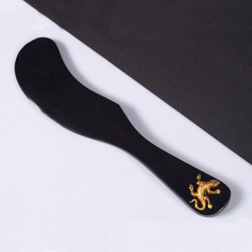 Horn Spreader, gold, lizard [1]