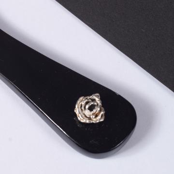 Tartineur en Corne, argent, rose [4]