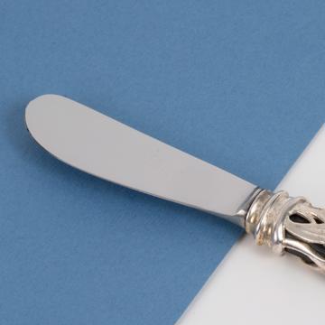 Tartineur Saba en argent et résine, noir mat [2]