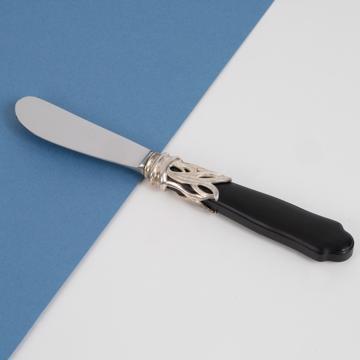 Tartineur Saba en argent et résine