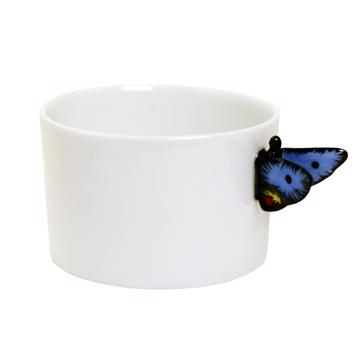 Butterfly Cups in Porcelain, french blue, tea cup