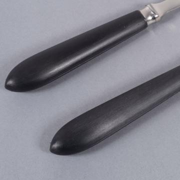Service à Poisson Tipo en inox et résine, noir mat [5]