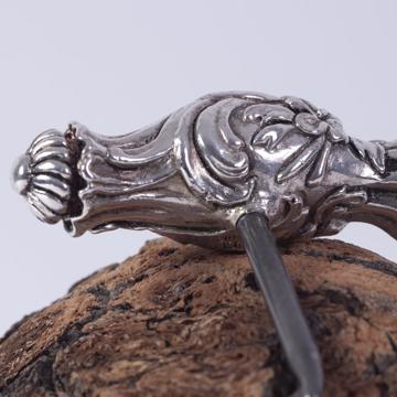 Tire bouchon Louis XV en métal argenté, argent [2]