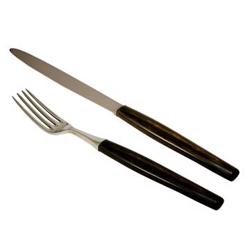Couvert Tokyo en bois ou corne, noir, set de 2 [3]