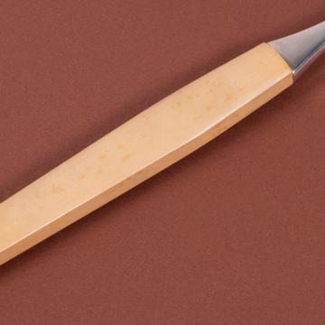 Poche à crème Tokyo en bois ou corne, jaune paille [4]