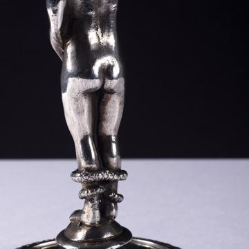 Adam and Eve glasses in crystal and silver plated, silver, eve [9]
