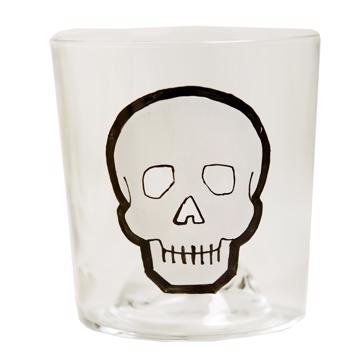 Verre Vanité en Email sur Cristallin, blanc [3]