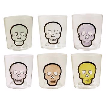 Verre Vanité en Email sur Cristallin, multicolore, collection complète