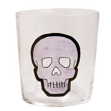 Verre Vanité en Email sur Cristallin, lila