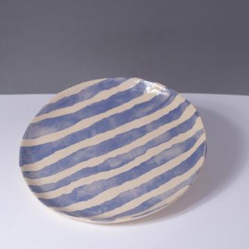 Wave Plate in stamped earthenware