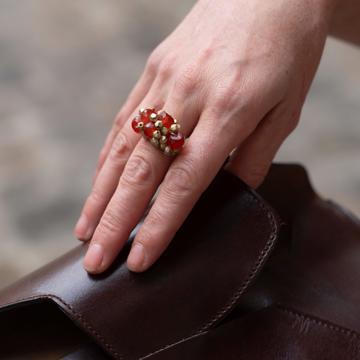 Les bagues Couture en argent massif et pierres naturelles, multicolore, votre modèle sur mesure [2]