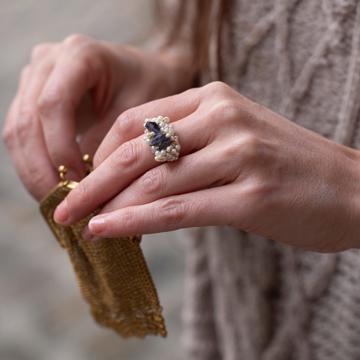 Les bagues Couture en argent massif et pierres naturelles, multicolore, votre modèle sur mesure [3]