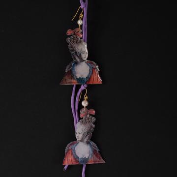 Boucles d'oreilles Marquises en découpage
