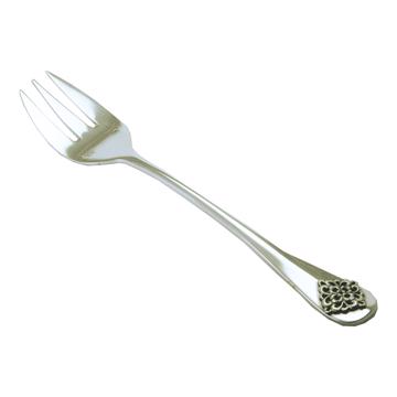 Fourchette à huitre Filigrane en maillechort argenté, argent [3]