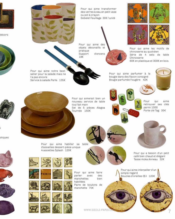 20 idées de cadeaux par SIECLE PARIS