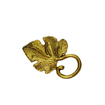 Pin's porte lunettes Vigne en métal argenté ou doré, or [5]