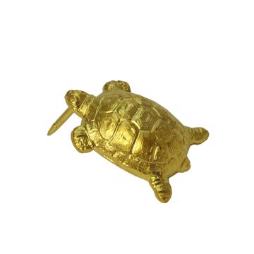 Tortoise Pin's silver or gold plated on Copper , mat gold [3]