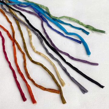 Silk Laces, peridot green [2]