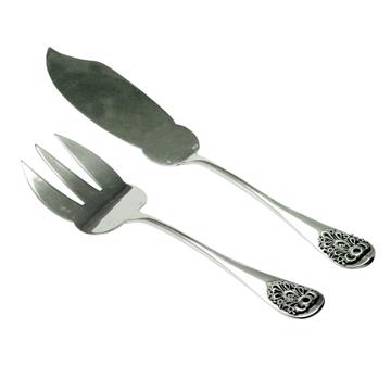 Service à poisson Filigrane en maillechort argenté, argent [3]