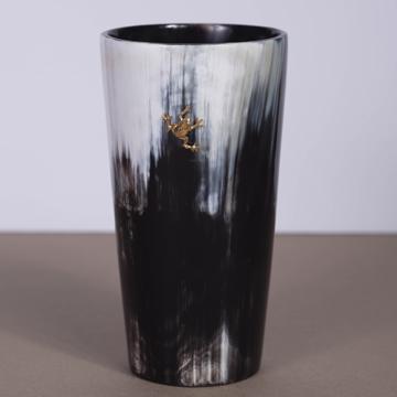 Horn tumbler Frog , gold, 14 cm high [2]