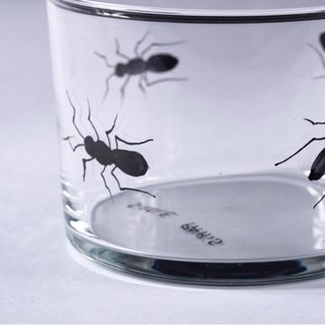 Verre Fourmis en émail sur Cristallin, noir [2]