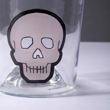 Verre Vanité en Email sur Cristallin, rose clair [2]